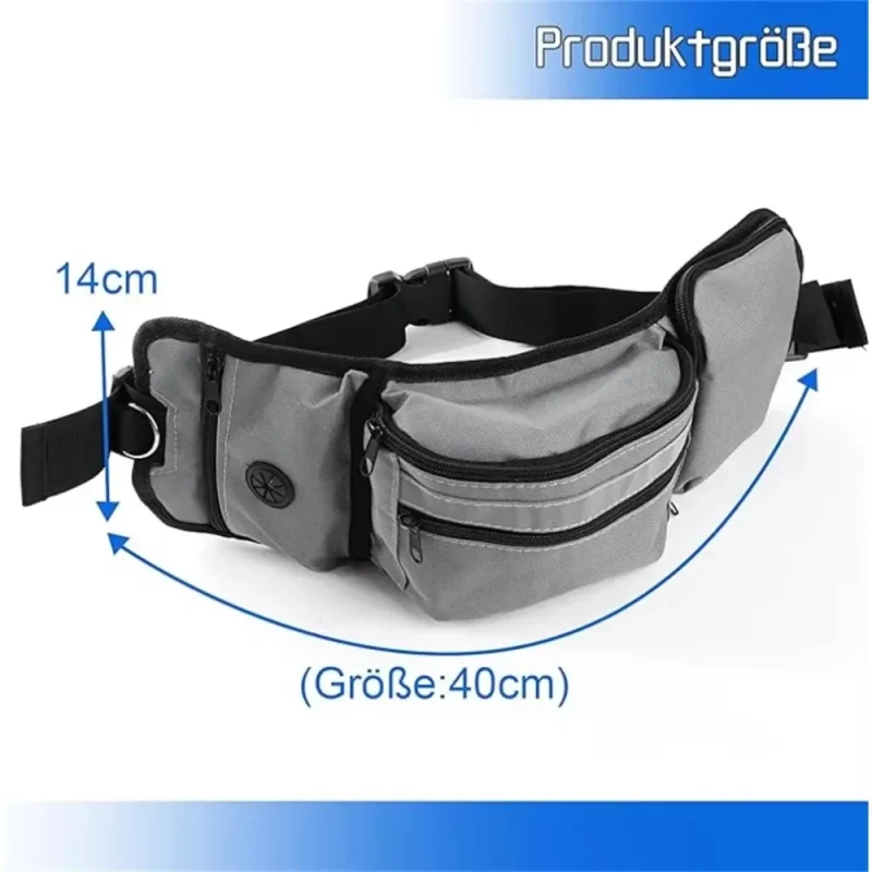 Dog Training Walking Bag Hand Free Treat Pouch Running Waist Bag Pet Puppy Train Snack Feeder Pocket Dog Bowls Water Cup Bags 1