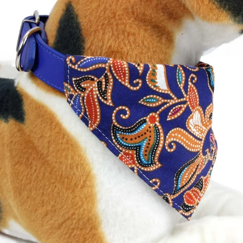 Adjustable Pets Banbana Collar PU Neck Scarf With Printed for Small Medium Large Dogs Cat Puppy Accessories Triangle Scarf XS-L 3