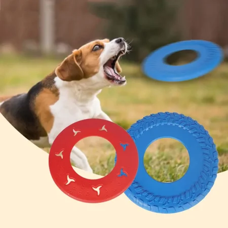 Funny Dog Toys Interactive Throwing Flying Disc Outdoor Training Toy Bite Resistant Puppy Chew Toys Pets Dogs Flying Saucer Game 1