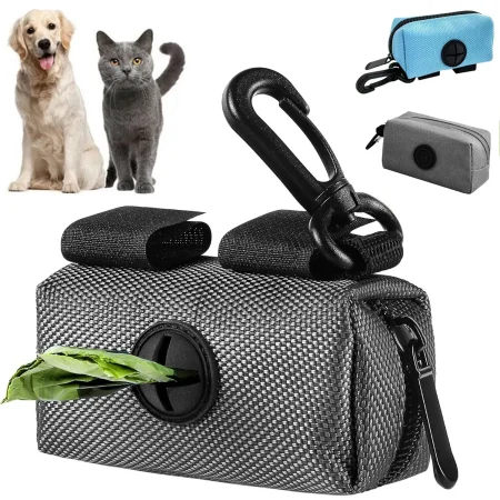 Dog Poop Bag Dispenser Bags Pet Waste Garbage Disposable Outdoor Waste Bag Carrier Dispenser Clean Pick Up Tools Pet Accessories 1