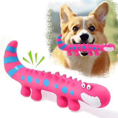 Dog Chew Toy Latex Lizard Squeaky Pet Toys For Small Medium Dogs Interactive Funny Dog Sounding Training Toy Pet Supplies 1