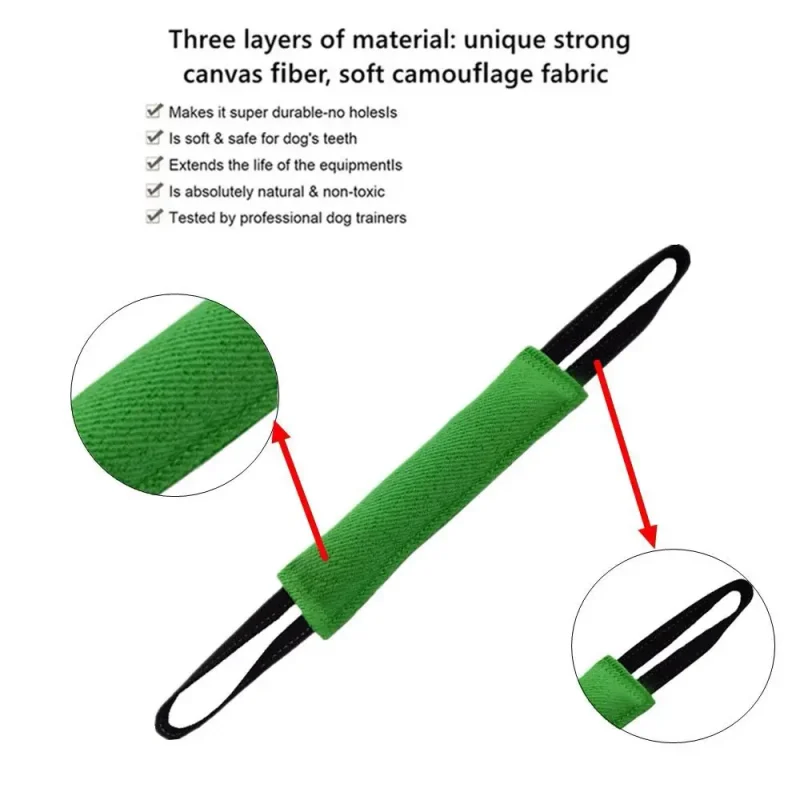 Dog Training Bite Tug Toy Young Dog Chewing Biting Arm Sleeve Schutzhund With Two Handles For Adult Dogs 5