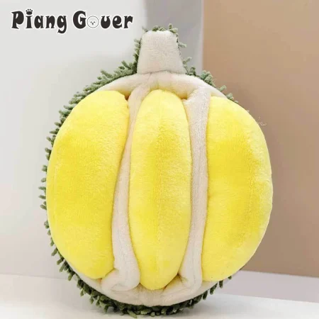 Plush Durian Dog Squeak Toy Sniffing Hiding Food Durian Sound Pet Toys 1