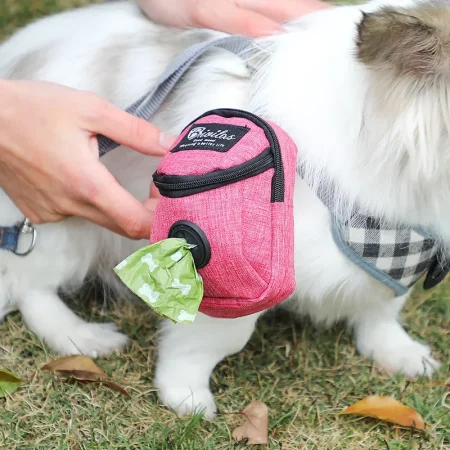 Dog Poop Bag Dispenser Hangingable Dog Poop Bag Holder Poo Bags Dispenser Clean Pick Up Tools Pet Accessories Pet Supplies 1