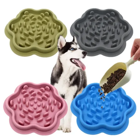 Silicone Pet Licking Pad Cat and Dog Slow Food Non-slip Placemat Pet Bowl CW2219 Huan Le Yang Guang 1