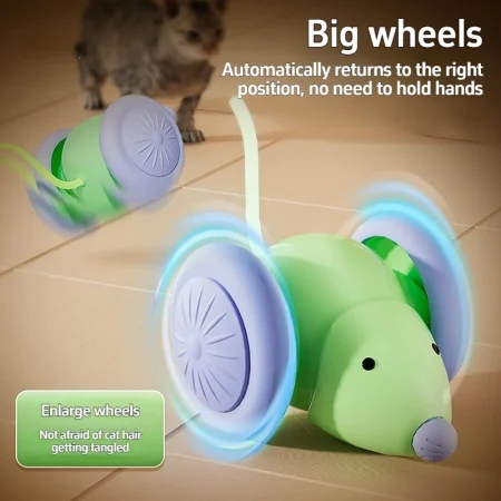 Pet Gravity Cat Smart Interactive Car Toy Automatic Moving Mouse Indoor Kitty Ball Car Toys for Dogs Playing Cat Accessories 1