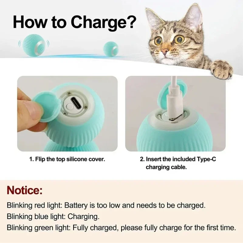 Pet Gravity Smart Interactive Cat Toy Automatic Moving Remote Mouse Indoor Kitty Ball Toys Controlled Car for Dogs Playing 5