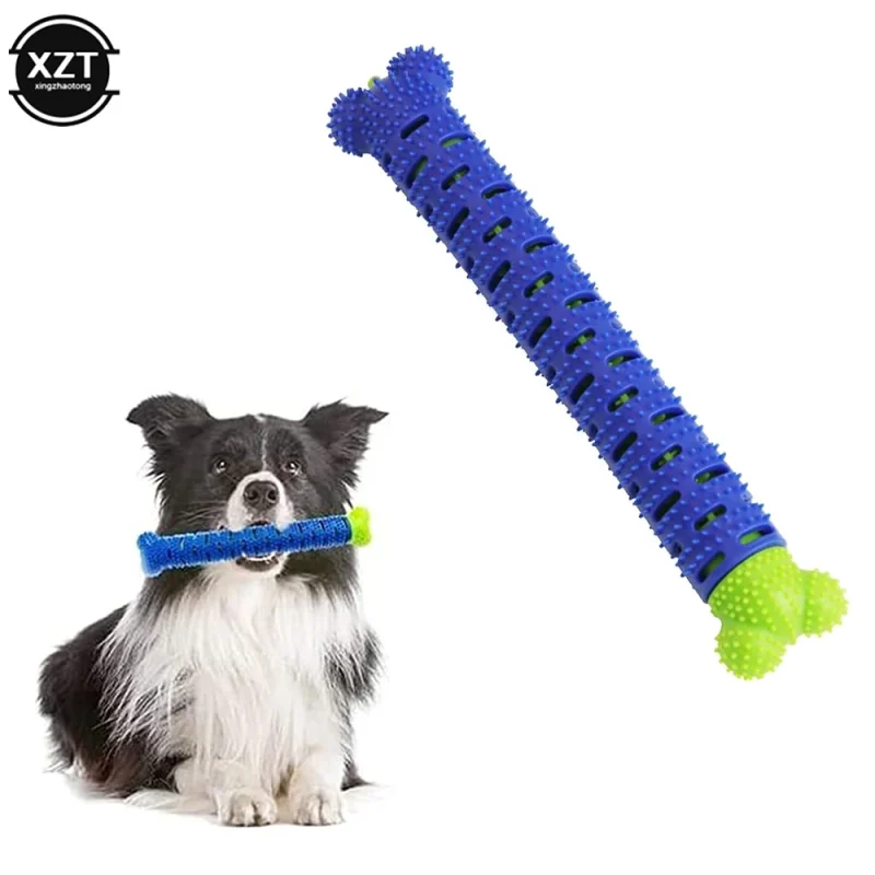 Dog Tooth Grinding Stick Food Grade Cleaning Massager Rubber Tooth Brush Chewing Toy Teeth Cleaning Pet with Slight Bite Force 2