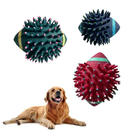 Dog Super Spike Ball Sounding Pet Big Toys Non-toxic Vinyl Balls Dog Toy For Medium Large Dog Teeth Molar Pet Accessories