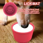 Dog Slow Feeder,Silicone Lick Bowl,Dog Licking Mat Treat Dispenser,Anti-Choking Pet Slow Eating Bowl,for Small Medium Large Dogs 3