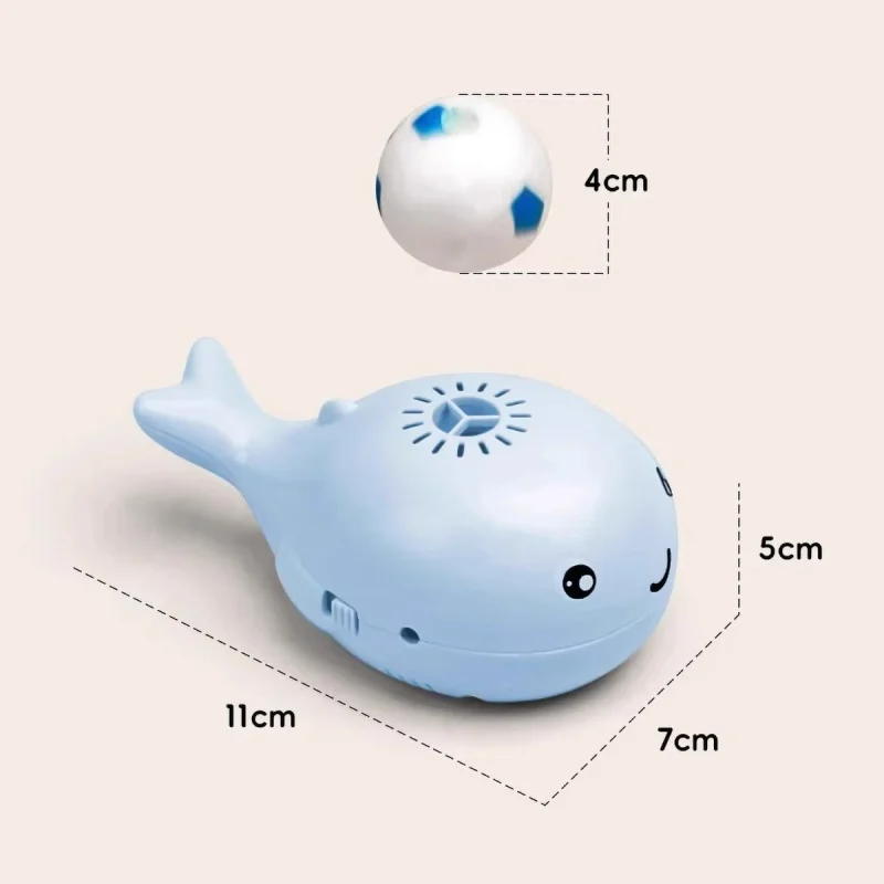 Electric Floating Ball Cat Toy - Whale - shaped, USB - powered, Dual - function Fan, Portable & 3C Certified Pet Toy 6