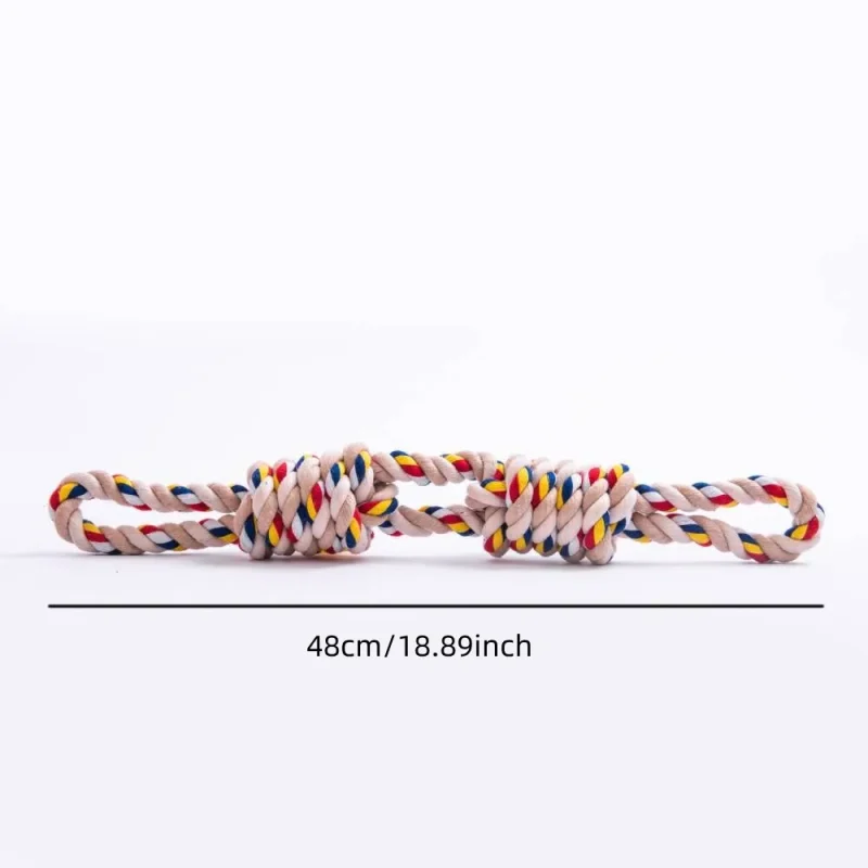 Pet Indestructible Toy For Medium Large Dogs Tough Nature Cotton Rope Puppy Toy Dog Antistress Fidget Toy Dog Toothbrush 2