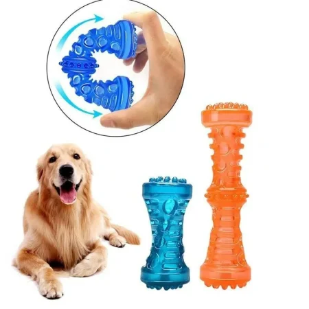 Sound pet toy sturdy bite-resistant bone chew stick dog toy Toothbrush Bone Sturdy Interactive Puppy Game Toy Pet Accessories