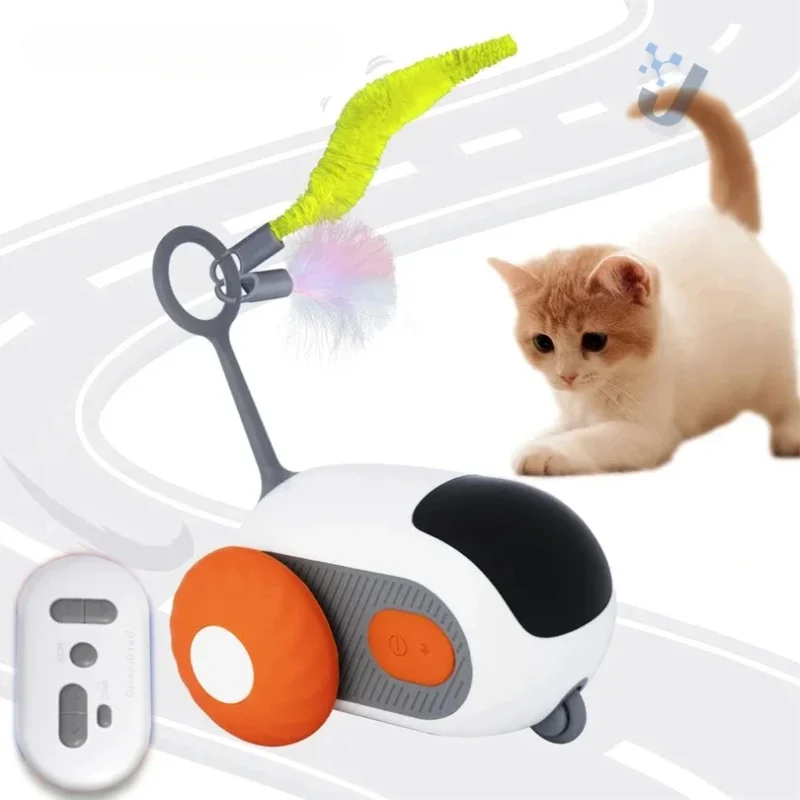 Pet Gravity Smart Interactive Cat Toy Automatic Moving Remote Mouse Indoor Kitty Ball Toys Controlled Car for Dogs Playing 1