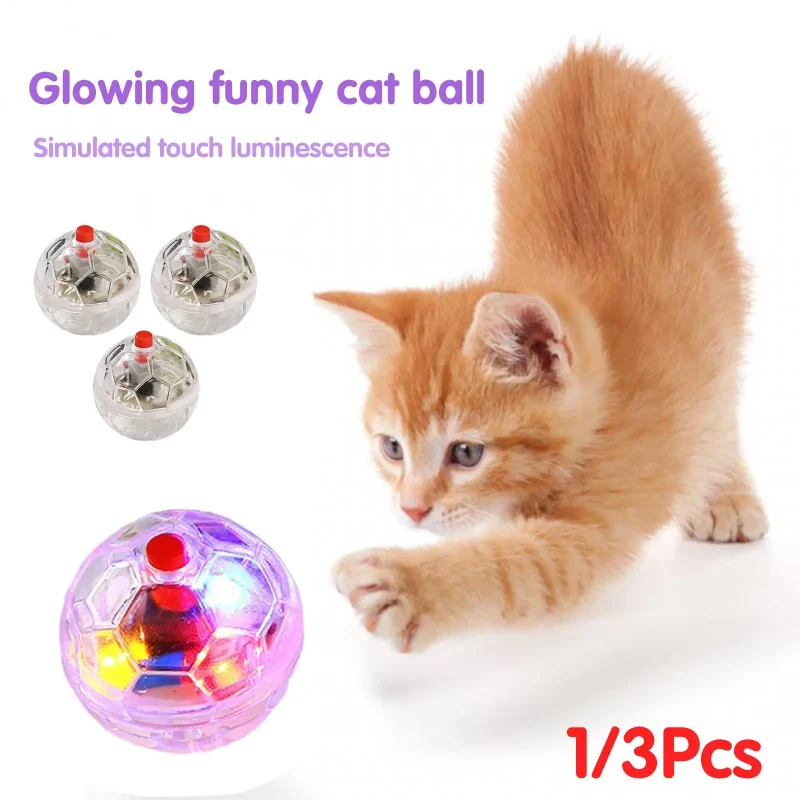 Glowing Funny Interactive Cat Ball Toy Up Motion Balls Toy Paranormal Equipment Ghost Toy Light Pet Ball Flash Hunting Motion 5